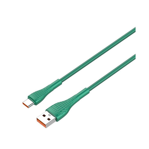 USB data kabal LDNIO LS671 lightning 30W 1m zeleni.